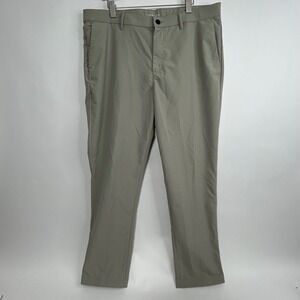 Banana Republic Men Pants 38x30 Gray Golf Performance Moisture Wicking Core Temp